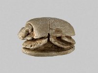 Aeg S 55  Aeg S 55, Skarabäus, Kalkstein, H 0,7 cm, B 1,1 cm, T 1,6 cm : Bestandskatalog Ägypten, Museumsfoto: Claus Cordes